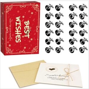 2025 Christmas Advent Calendar for Men - Includes 12 pairs of cufflinks